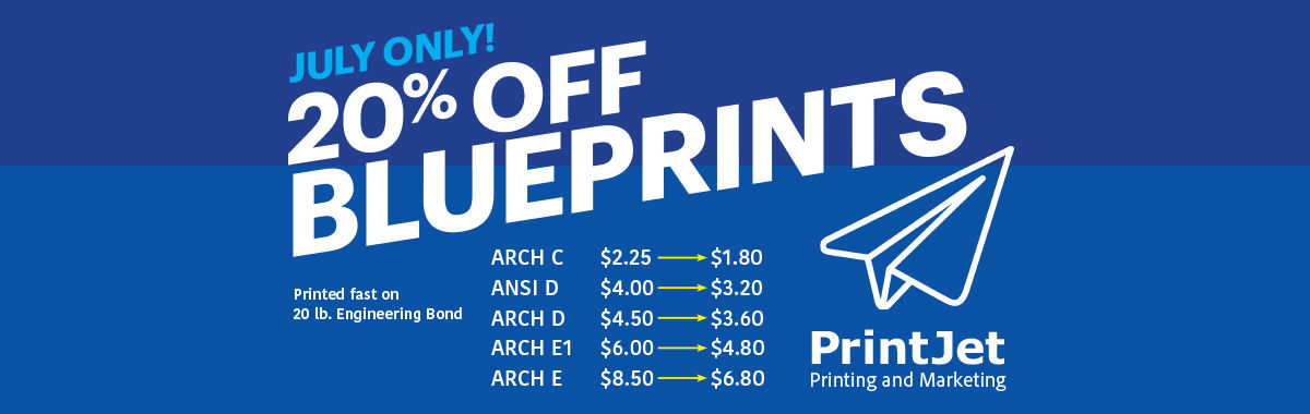 20% Off Blueprints